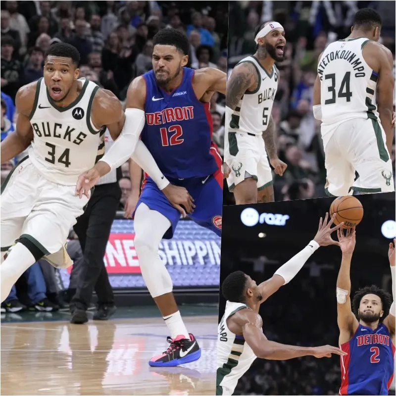 image_673740f5b8821 Giannis Antetokounmpo’s Epic Night Leads to OT Drama - Did the Bucks Survive the Pistons’ Challenge?