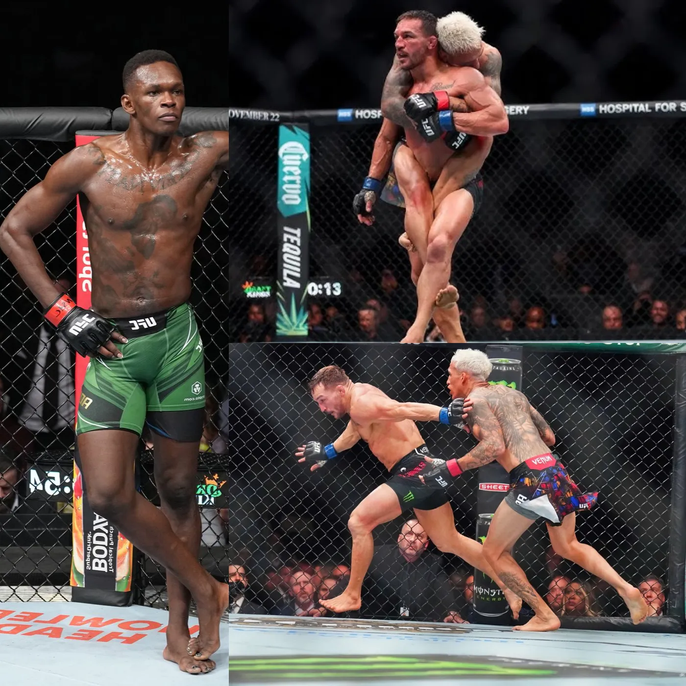 image_673c2b443de17 Michael Chandler Shocks with Two Daring Slams on Charles Oliveira at UFC 309 – Israel Adesanya Laughs Out Loud!