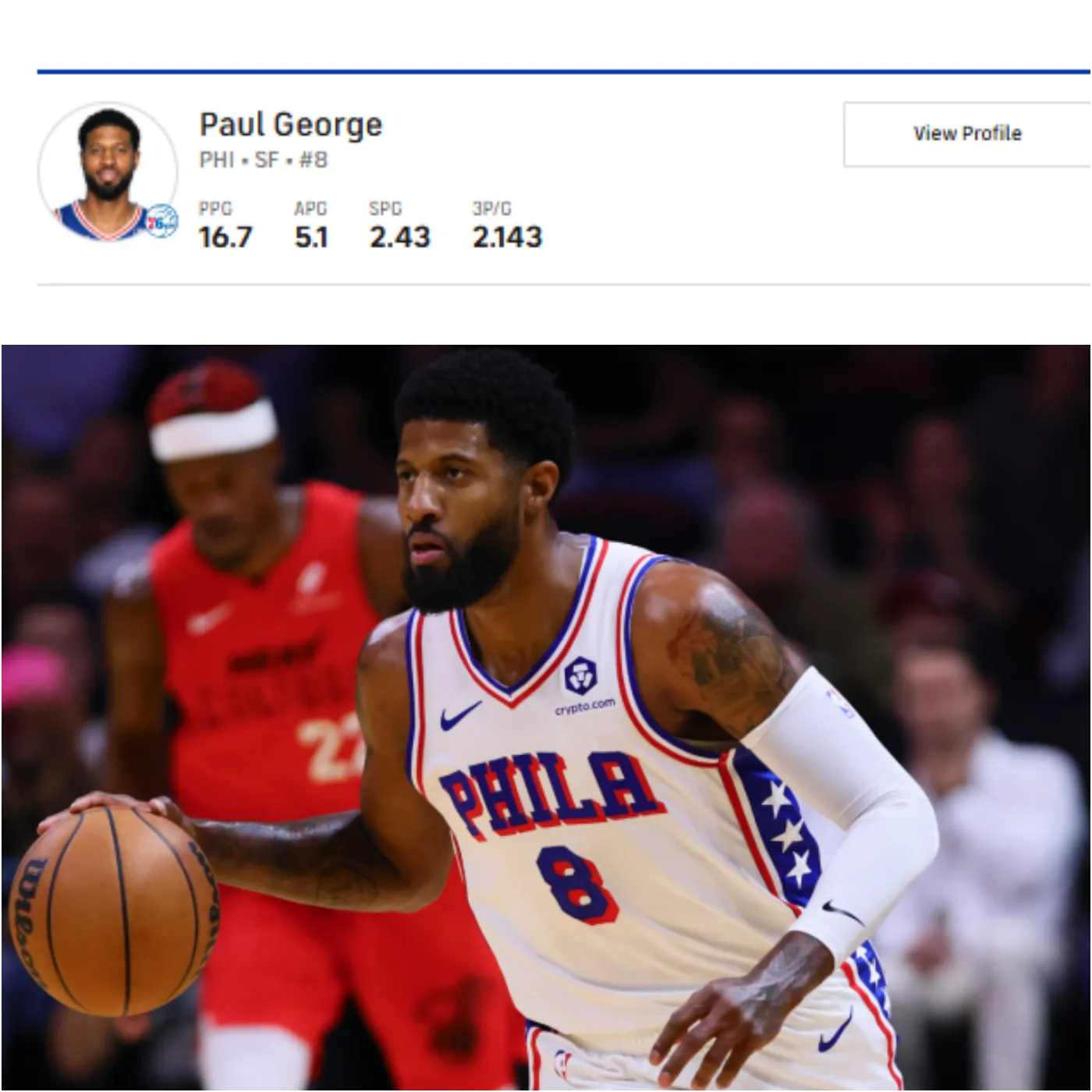 image_673e9132e3665 Paul George Looks Like a Bust for the Philadelphia 76ers