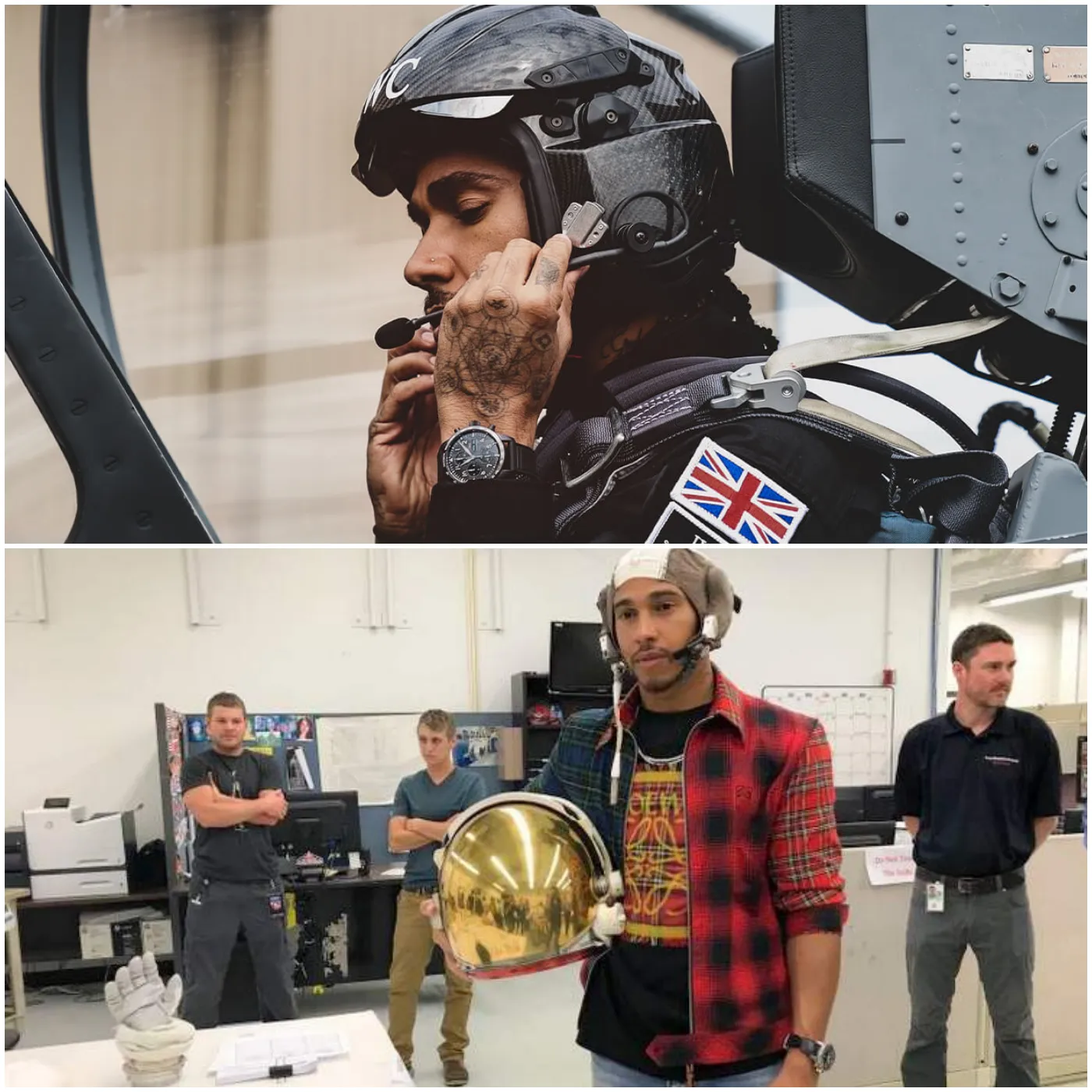 image_6746a2c889802 Lewis Hamilton, a Formula One winner, "switches gears" to become an astronaut.