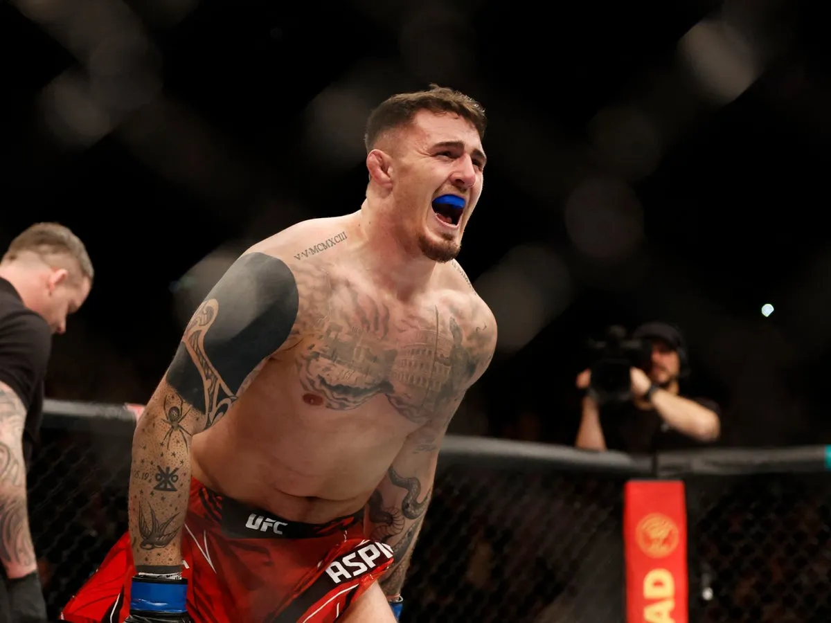 UFC star Tom Aspinall: 'Fans were pepper-sprayed for jumping on police cars  – I want the madness' | The Independent