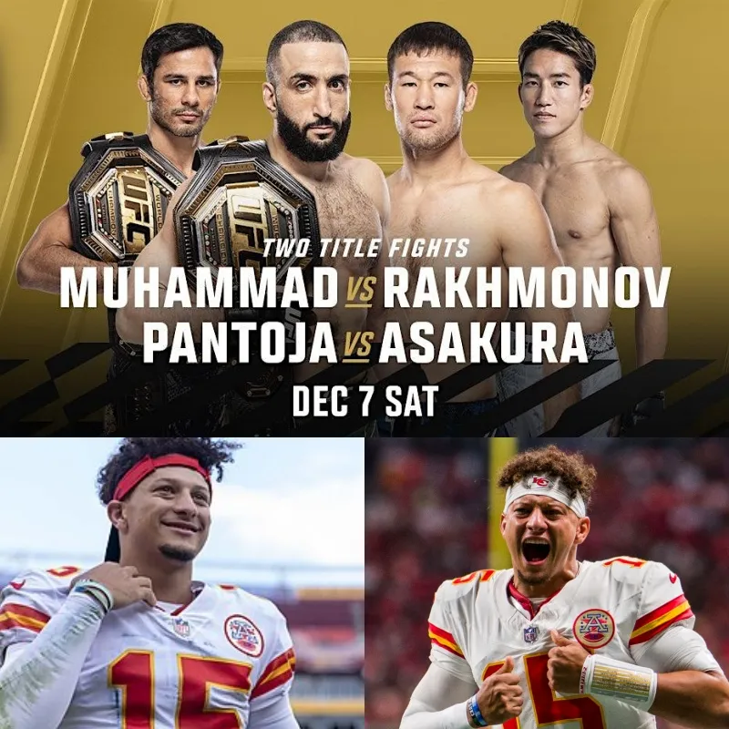 image_674d2741b311c Patrick Mahomes Set to Attend UFC 310—NFL Superstar Takes a Ringside Seat for the Action!