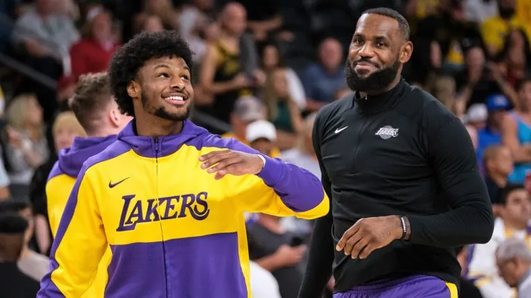 As LeBron and Bronny James prepare for historic family pairing, Lakers  shrug off critics - Sportsnet.ca