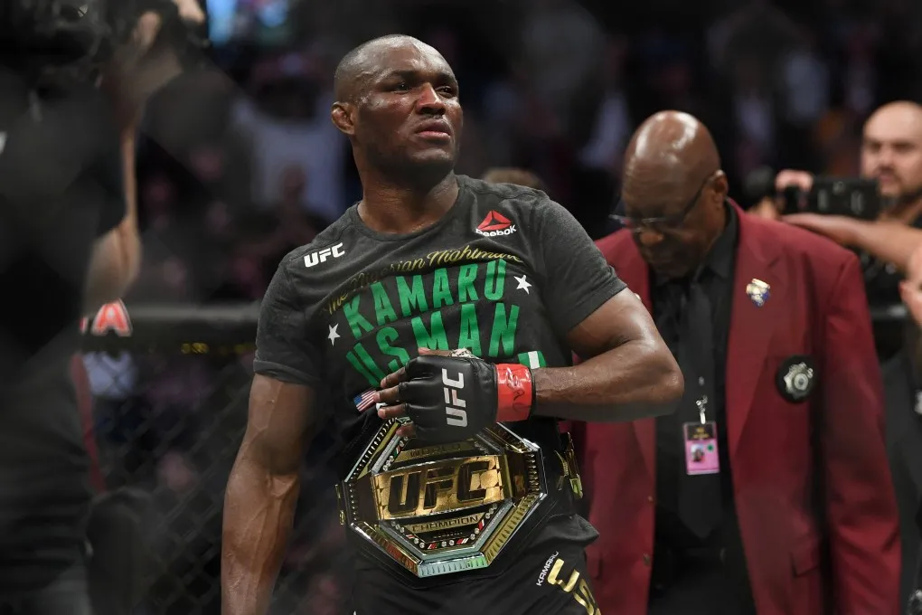 image_676258106bf95 Kamaru Usman answers Joaquin Buckley's call "I am a girl in a bar."