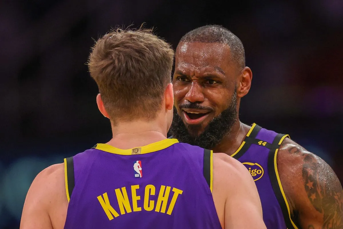 LeBron James blasts NBA teams for passing on Dalton Knecht - Silver Screen  and Roll