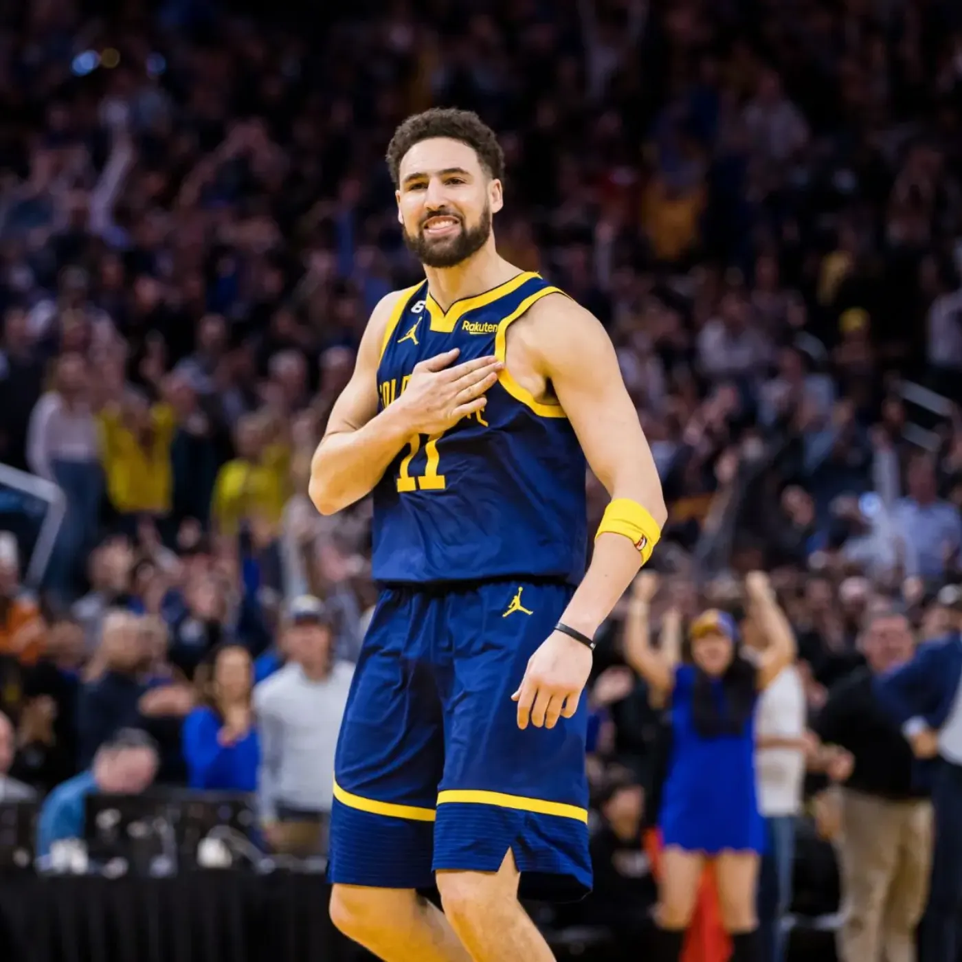 image_676e2b4867010 Klay Thompson knocked down his first 3-pointer of the game, recording his fame at the top of the hunting score king