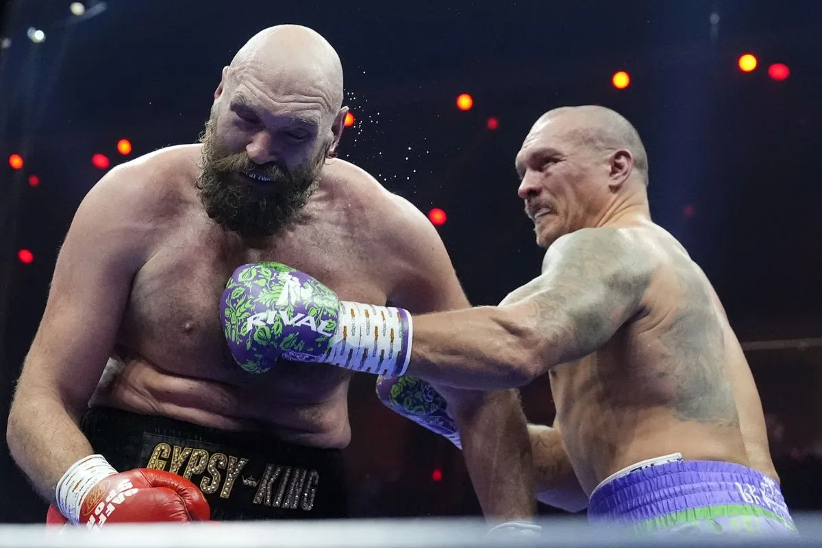 Điểm nổi bật! Oleksandr Usyk đánh bại Tyson Fury thừa cân trong trận tái đấu, trở thành vua hạng nặng (một lần nữa) | Usyk đấu với Fury 2 - MMAmania.com