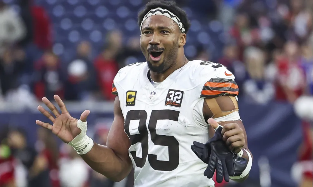 image_676f7ad246768 Dion Dawkins is actively recruiting Myles Garrett on social media.