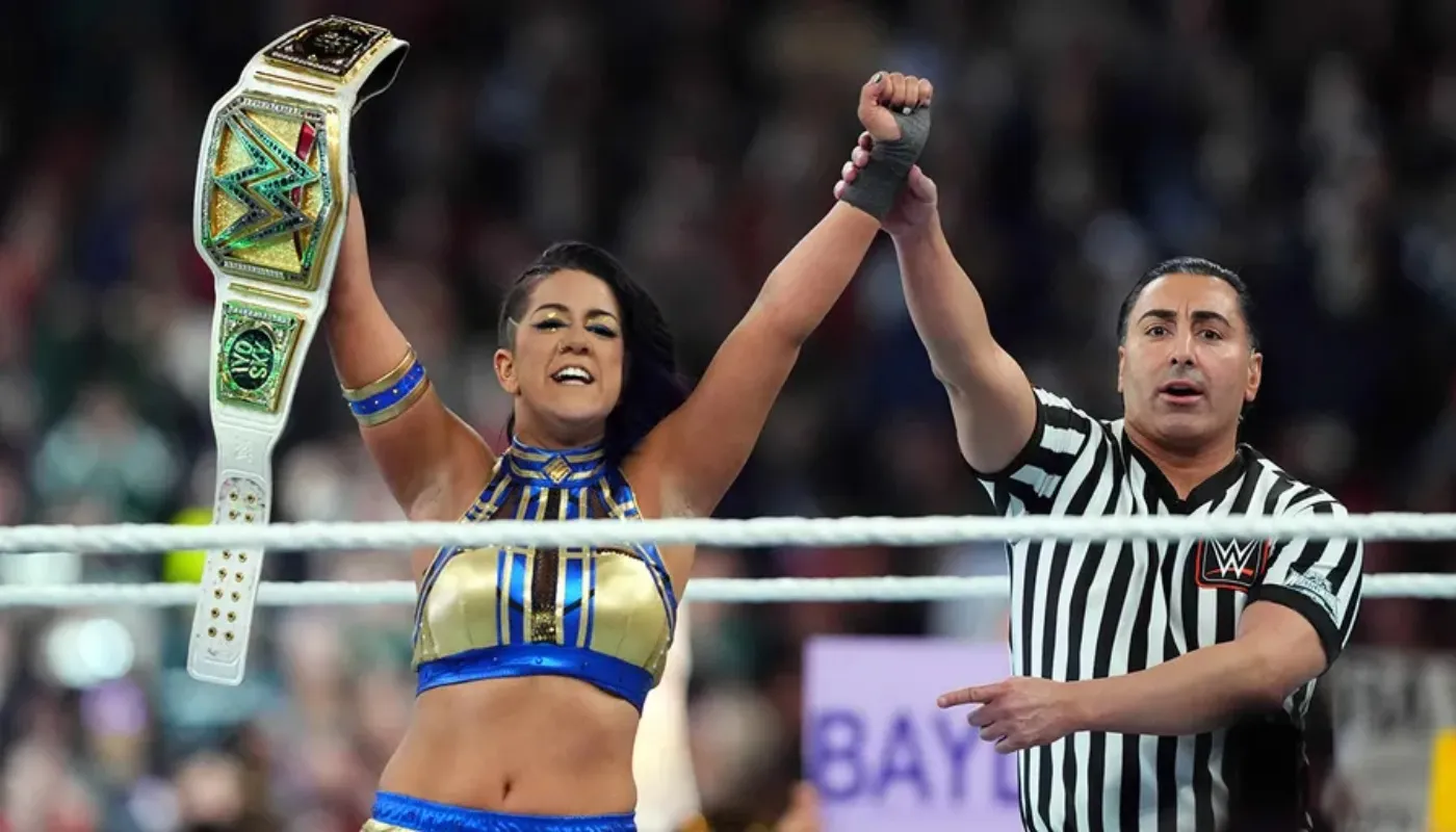 image_6785354039a42 Bayley Clinches WWE Women's Title No. 1 Contender Spot After Thrilling SmackDown Four-Way Victory