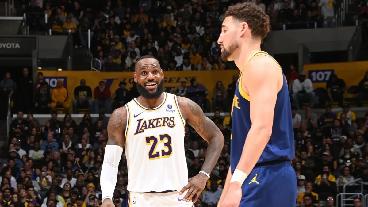 image_67873294210fe Klay Thompson called LeBron James' 40,000-point milestone 'ridiculous' compared to his own achievements.