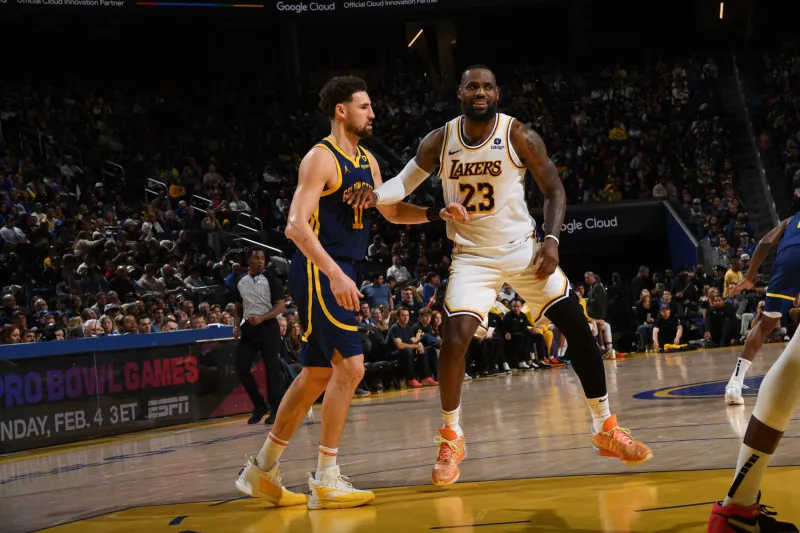 image_67873294ccb24 Klay Thompson called LeBron James' 40,000-point milestone 'ridiculous' compared to his own achievements.