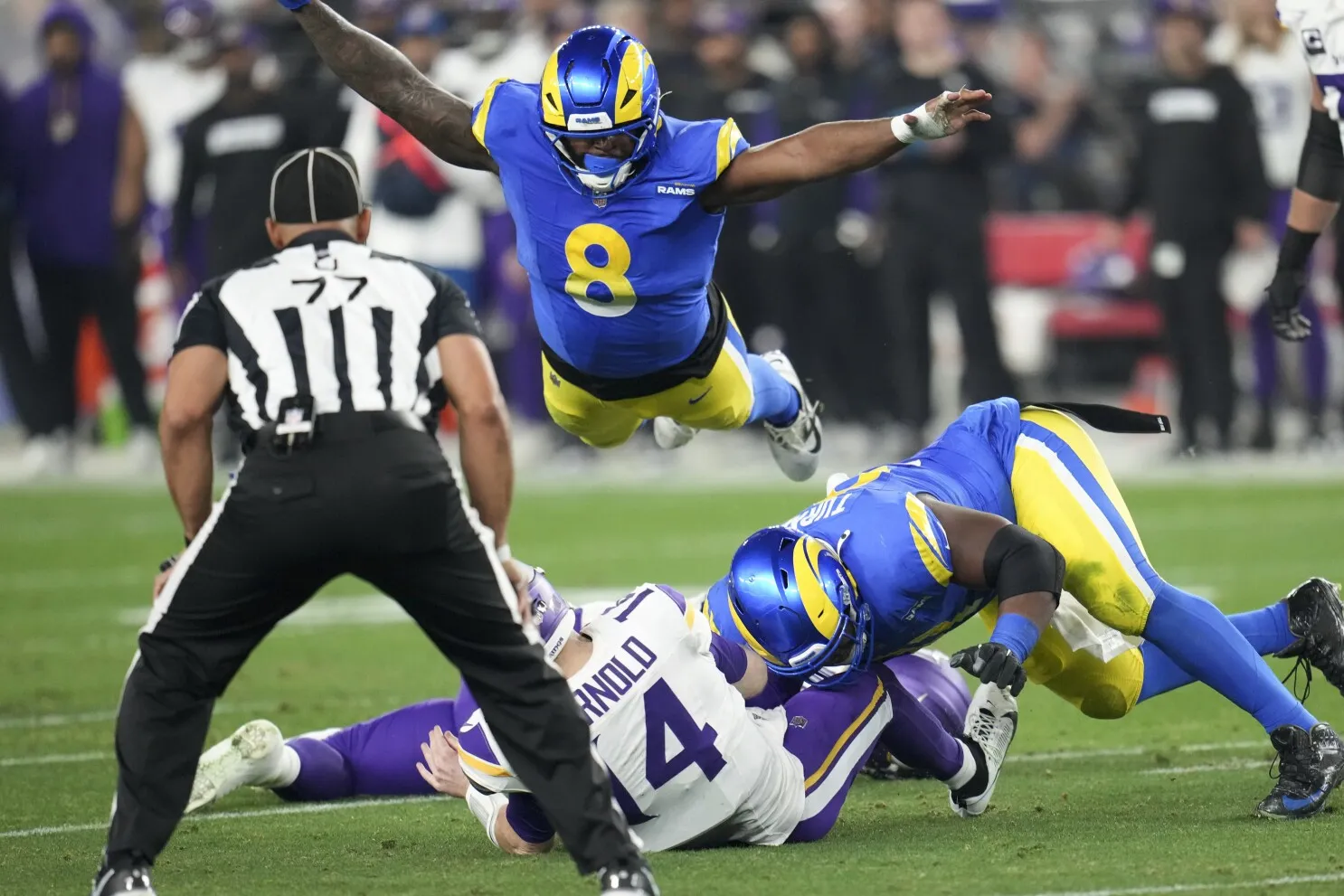 image_6787c3699d026 Rams’ Young Defense Stuns with Playoff Heroics Against Vikings!