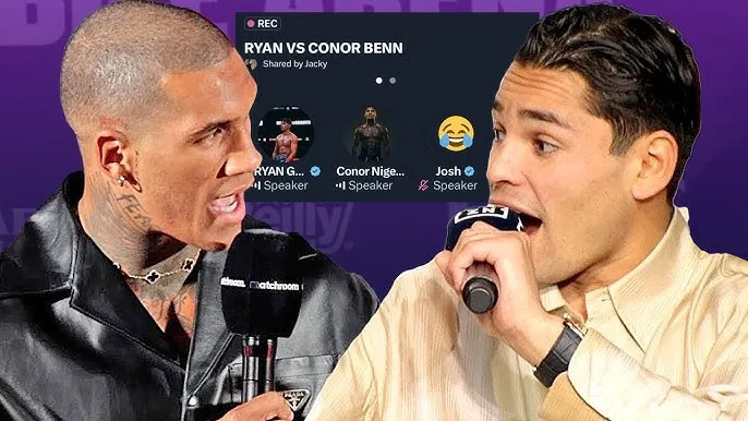 image_67887aafee6b2 “Don’t Talk Trash in My City!” Security Steps In: Conor Benn Shoves Ryan Garcia During Heated Confrontation!