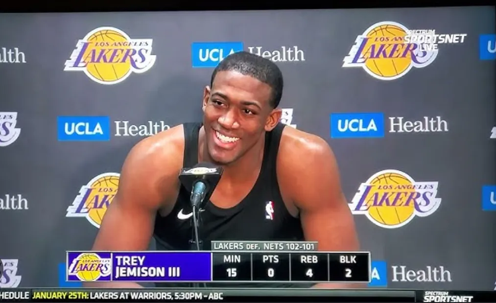 image_678cf0e04b24f Trey Jemison Reflects on Lakers Debut and Areas for Growth