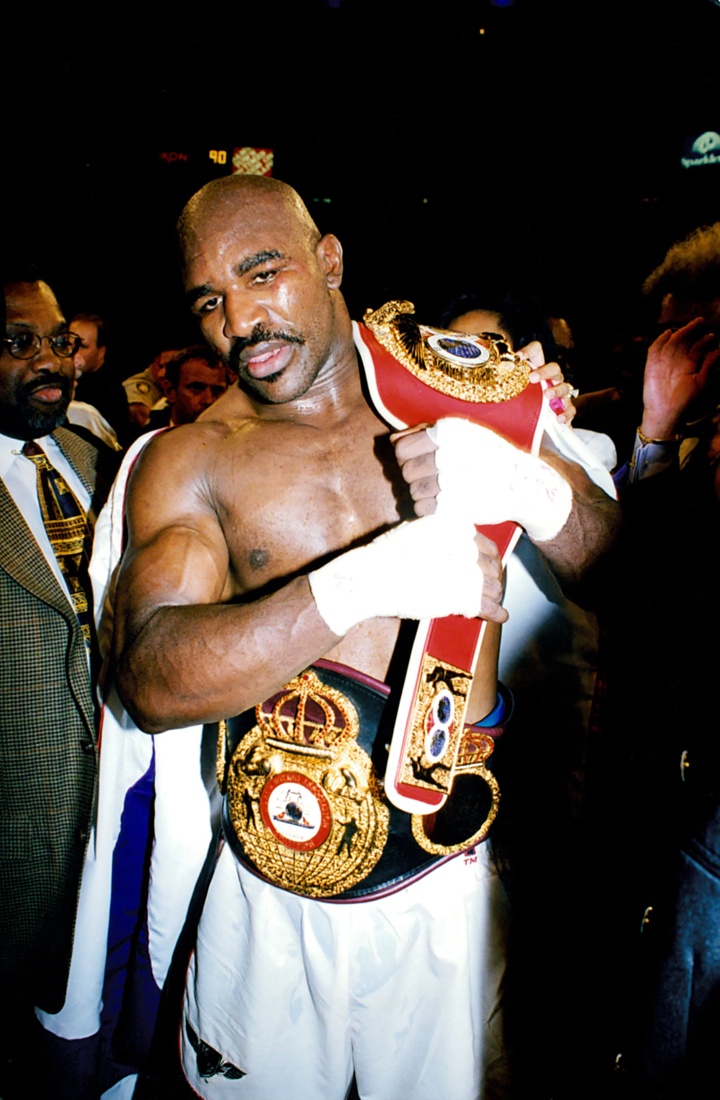 Holyfield is also is a two-weight undisputed champion at cruiserweight and heavyweight