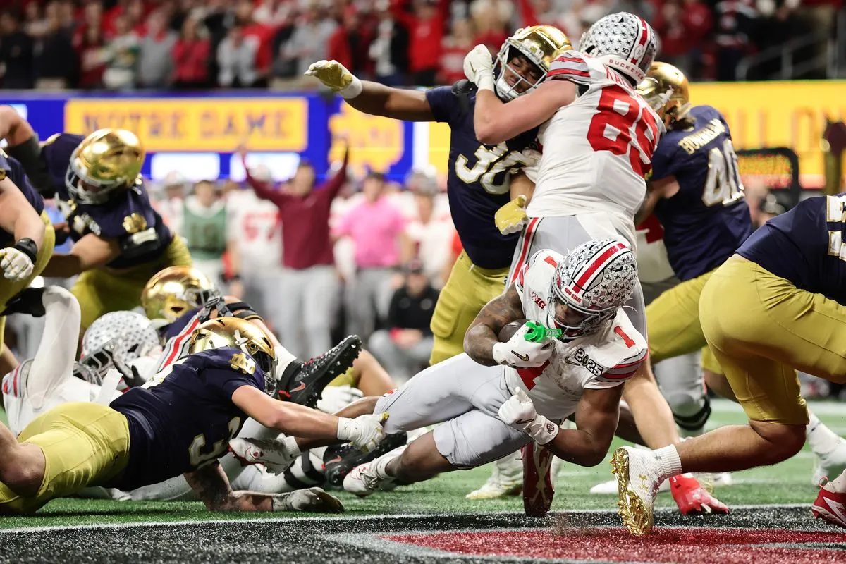 Notre Dame's late comeback isn't enough and falls to Ohio State, 34-23 -  One Foot Down