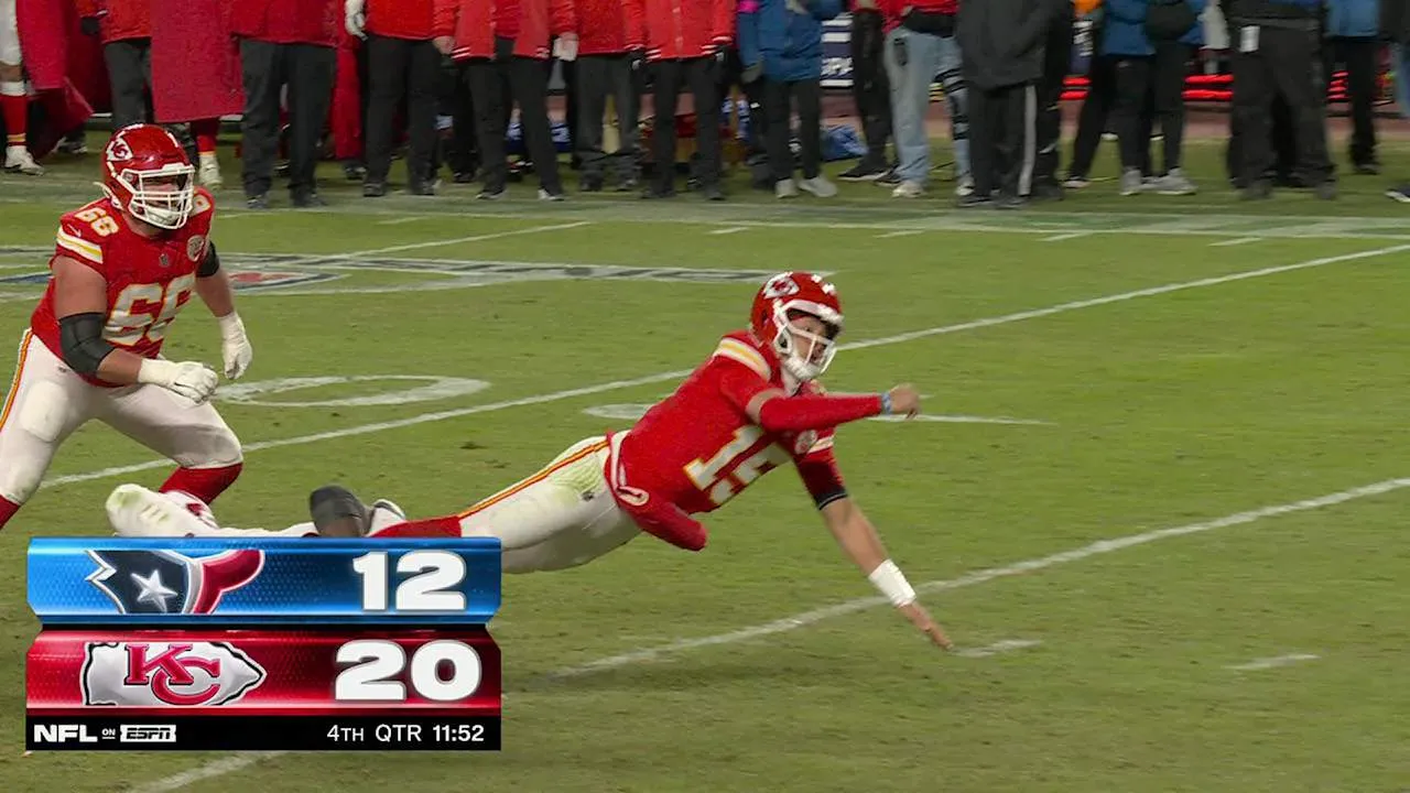 TOUCHDOWN: Kansas City Chiefs Quarterback Patrick Mahomes Lasers 11-yard  Strike to Tight End Travis Kelce