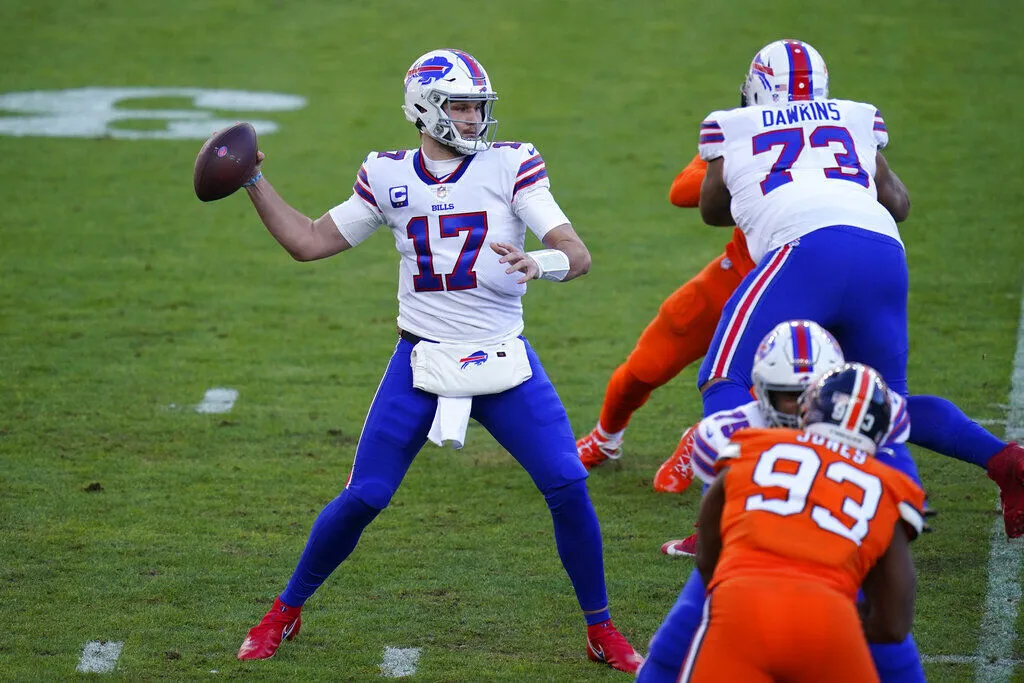 Bills QB Josh Allen được vinh danh là Cầu thủ tấn công xuất sắc nhất tuần của AFC lần thứ tư