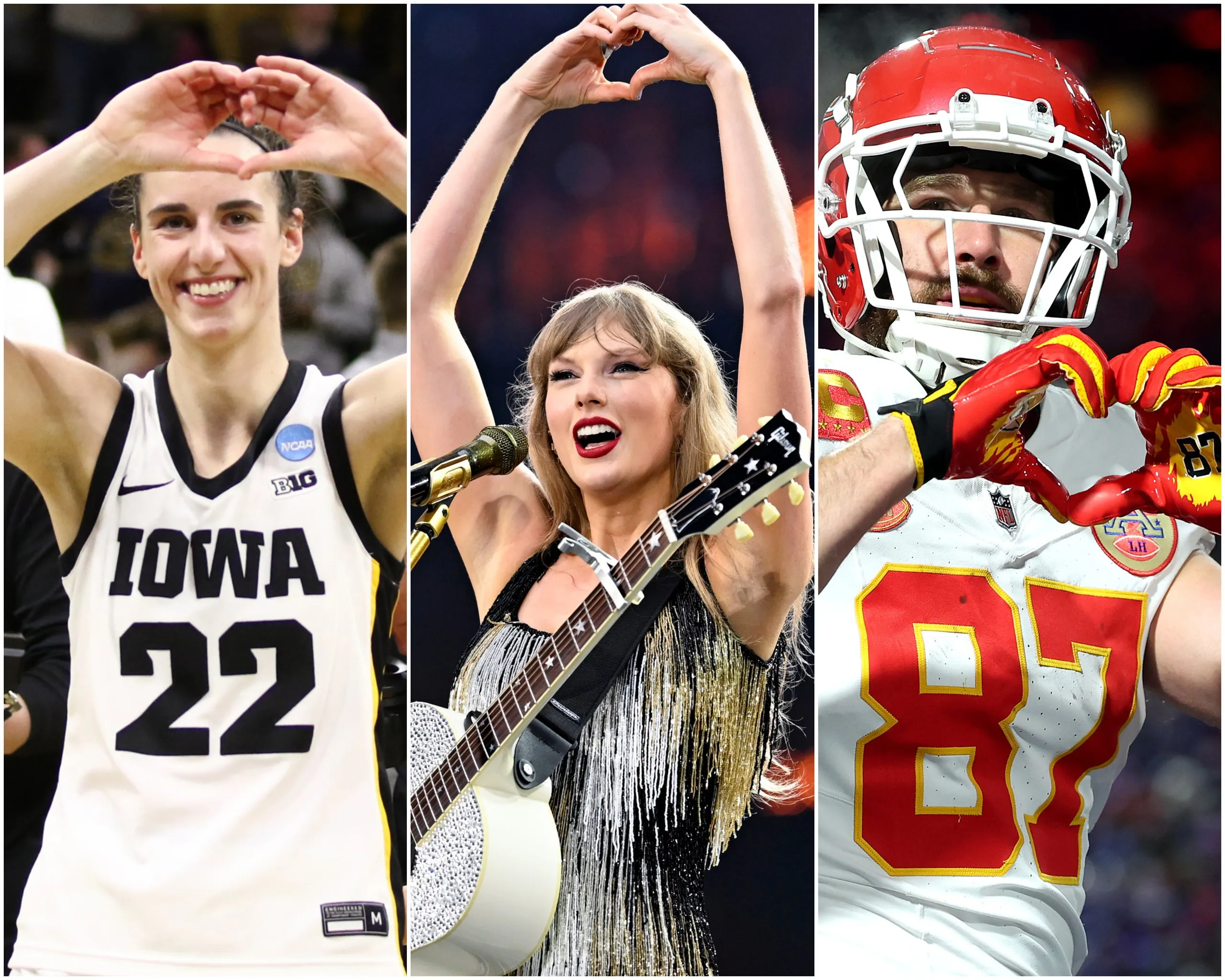 Taylor Swift, Caitlin Clark và Travis Kelce: Dòng thời gian tình bạn trọn vẹn | Glamour