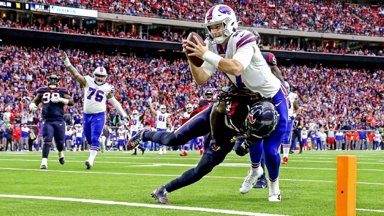 Josh Allen catches first career touchdown pass to give Buffalo Bills lead -  ESPN