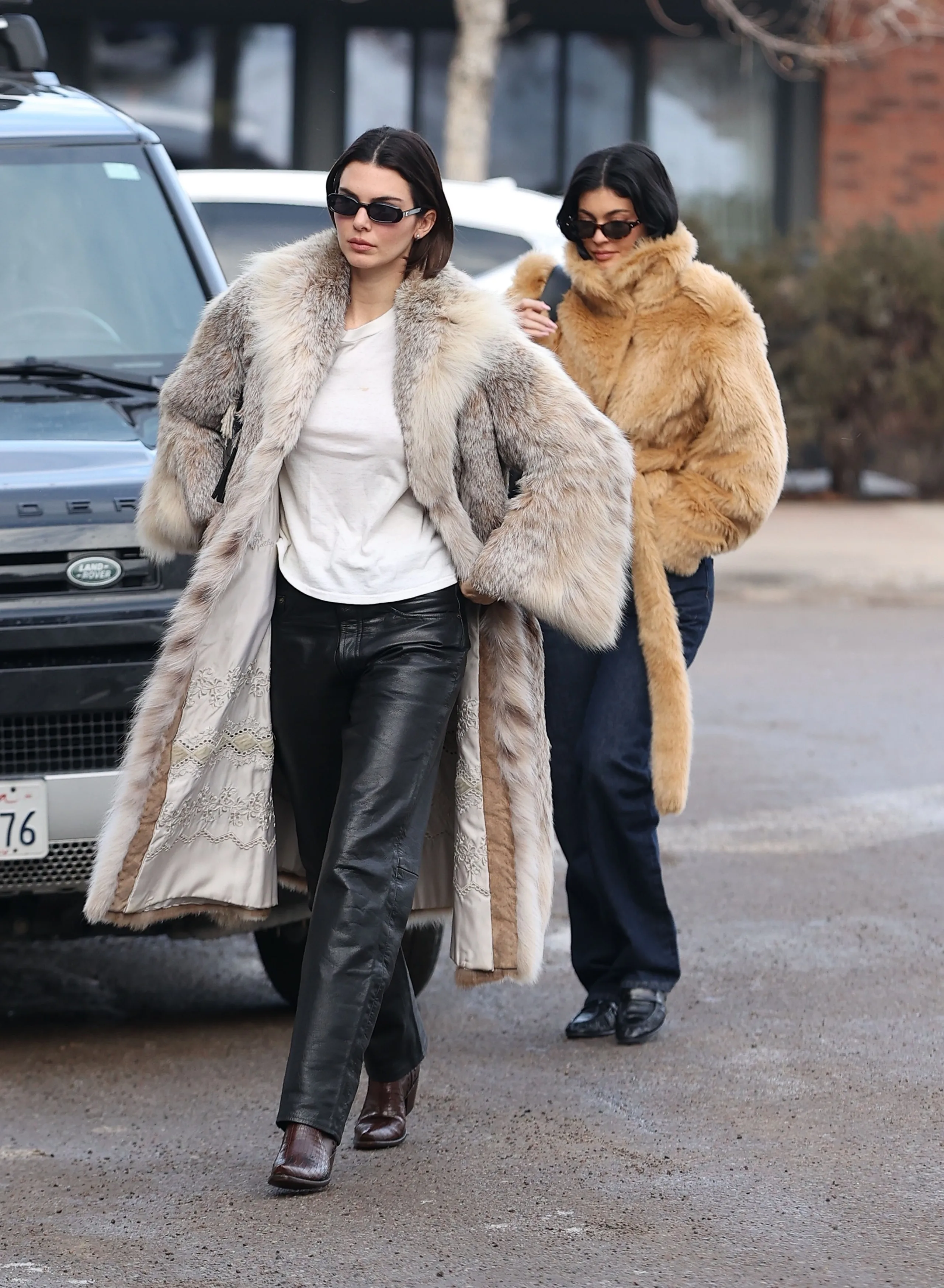 Kendall Jenner, Kylie Jenner, Hailey Bieber, and Mariah Carey Bring the  Furry Coat Brigade to Aspen | Vogue