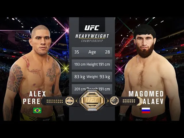 Alex Pereira Vs Magomed Ankalaev For The Light Heavyweight Championship -  UFC 4