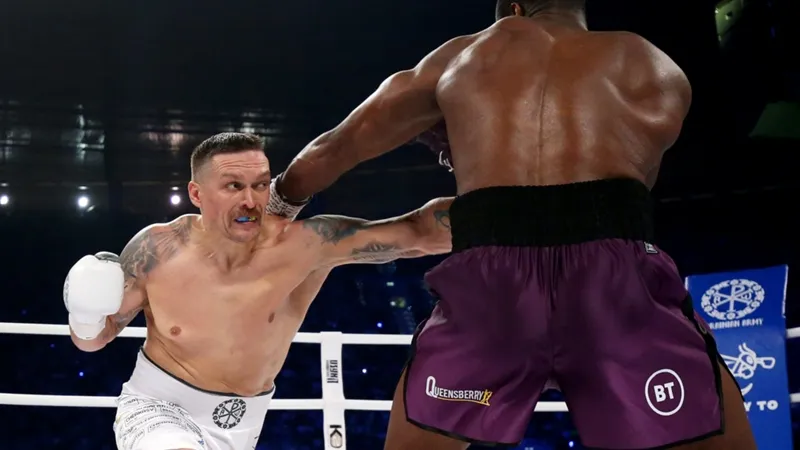 Oleksandr Usyk knocks out Daniel Dubois after 'low blow' controversy | DAZN  News GB