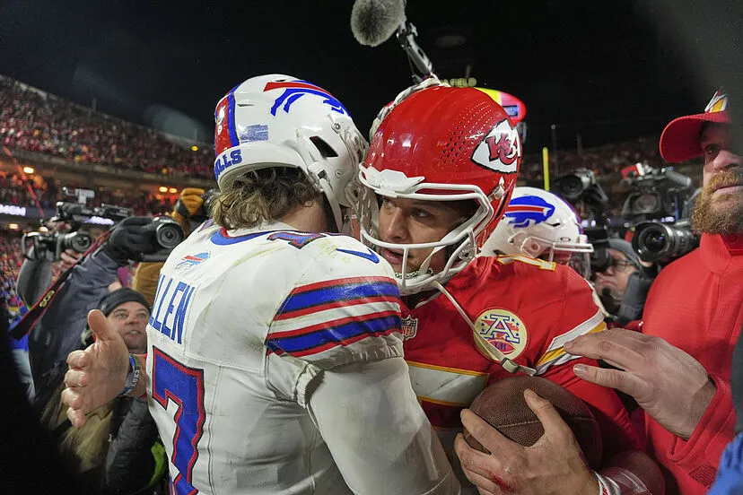 Patrick Mahomes' message to Josh Allen after AFC Championship victory |  Marca