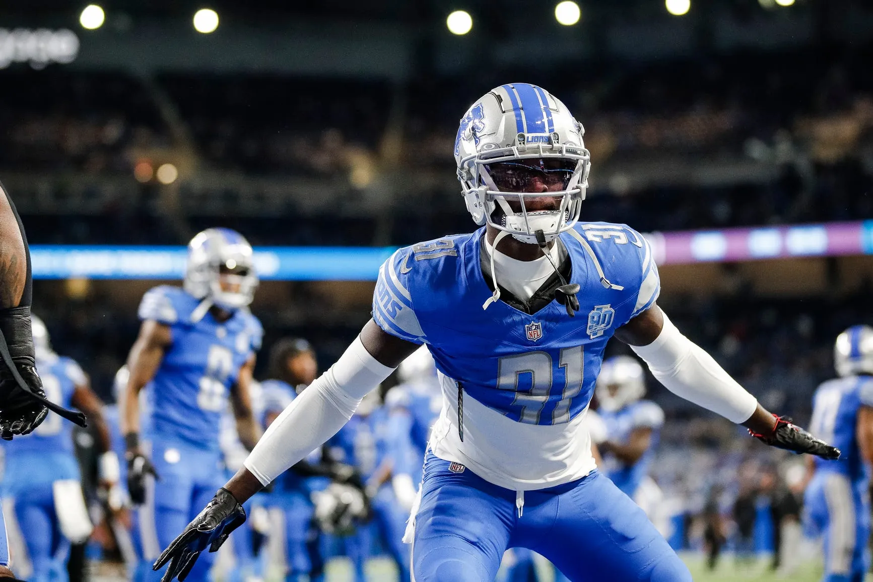 Detroit Lions S Kerby Joseph's INTs down; 'greats, they get the ball'