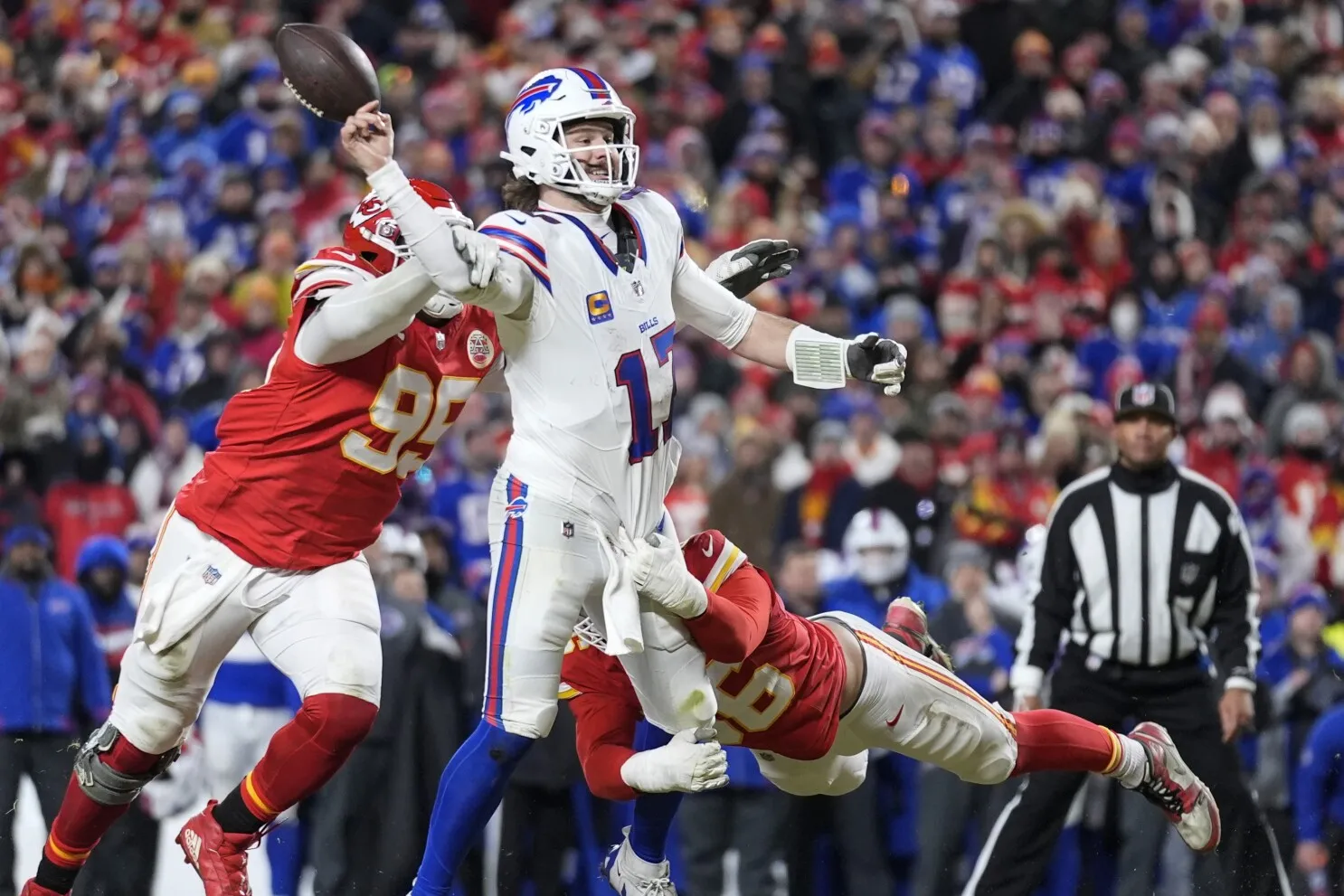 Bills QB Josh Allen credits fiancee Hailee Steinfeld with influencing his  MVP-caliber season | AP News