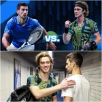 Novak Djokovic Proudly Supports Andrey Rublev After His Iconic Victory